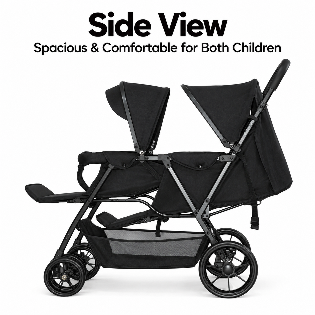 Preorder - Duo Lite - Tandem Twin Compact Double Stroller with Rain Cover