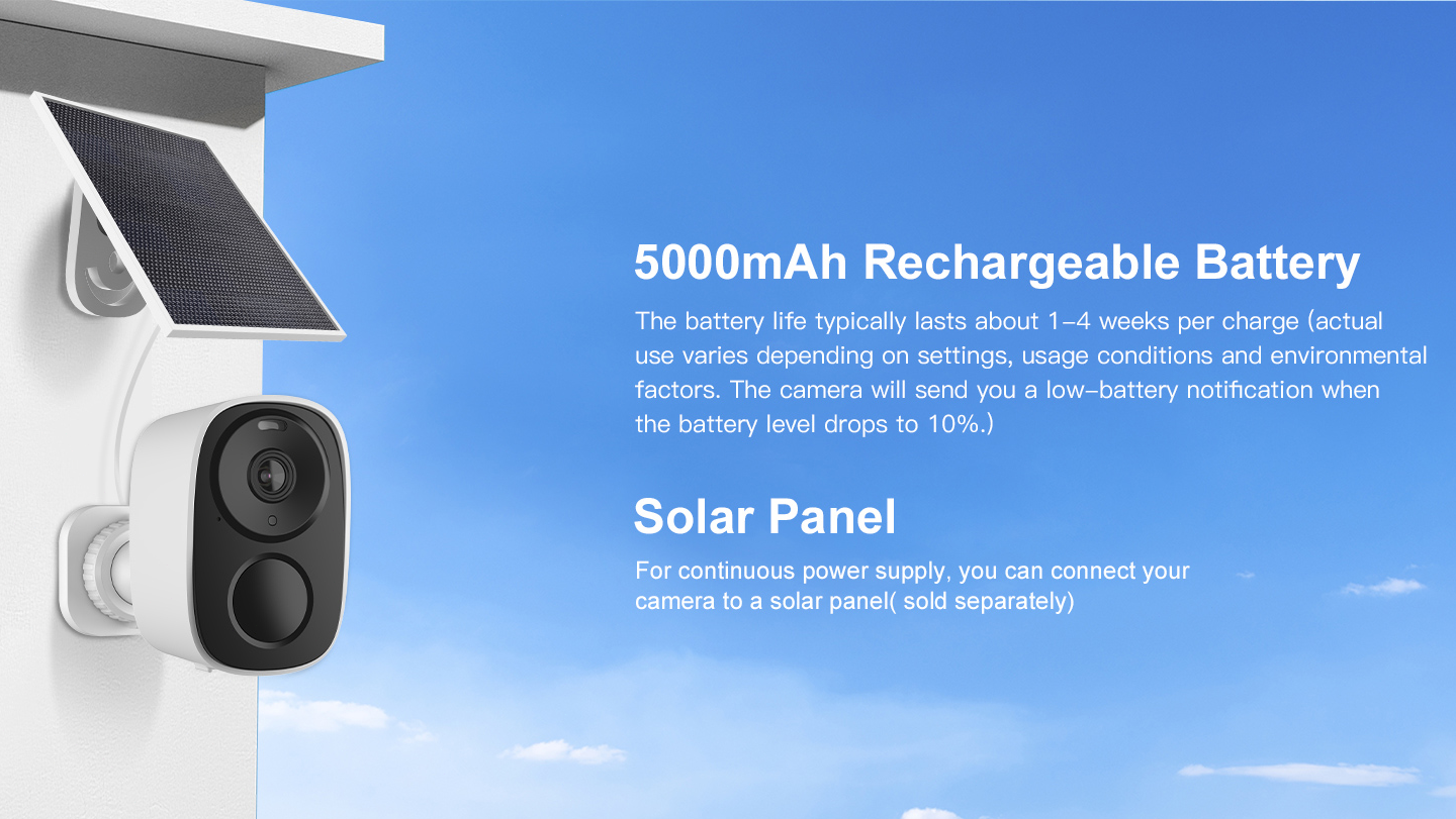 Wifi Solar Security Camera - salelink.co.nz