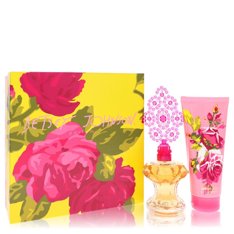 Betsey Johnson Gift Set - 3.4 oz Eau De Parfum Spray + 6.7 oz Body Lotion by Betsey Johnson --