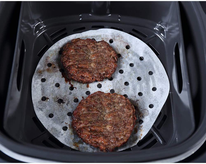 200PCS Air Fryer Liners Perforated Parchment Paper Round Non-stick