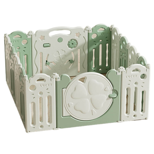 Baby Playpen-Four Leaf Clover in Green (12+2 To 18+2）