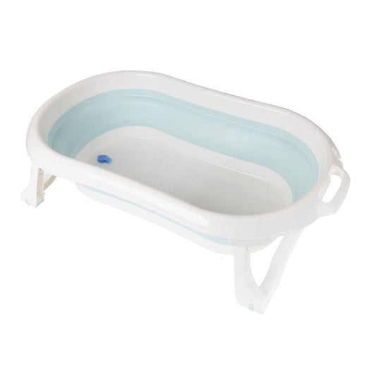 

Suggestion


Foldable baby bath tub with blue interior on a white background