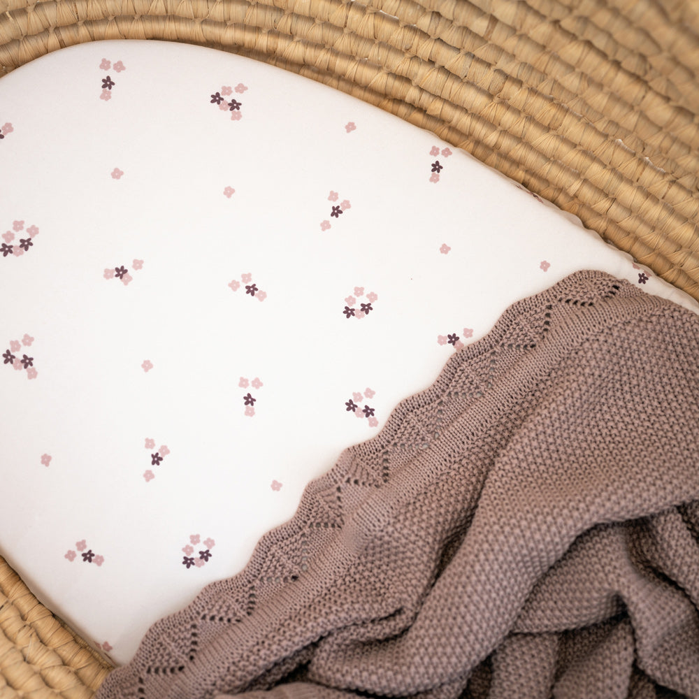 Bassinet Sheet & Change Mat Cover | Isla