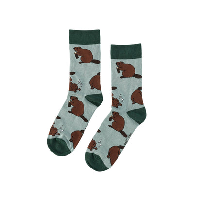 Save the Beavers Bamboo Socks