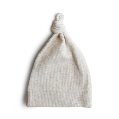 Mushie - Ribbed Baby Beanie 0-3 Months