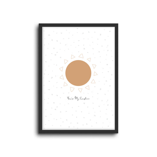 Wall Print |  You're My Sunshine