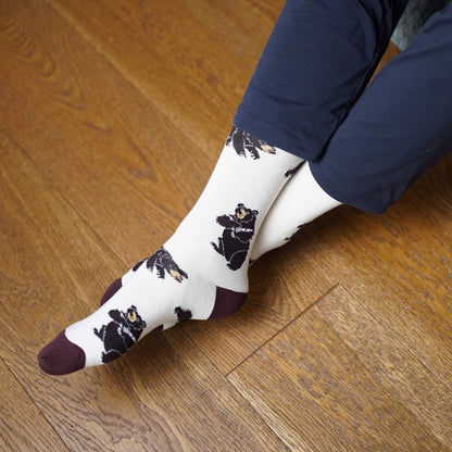 Save the Black Bear Bamboo Socks