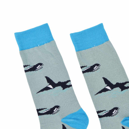 Save the Blue Orca Bamboo Socks