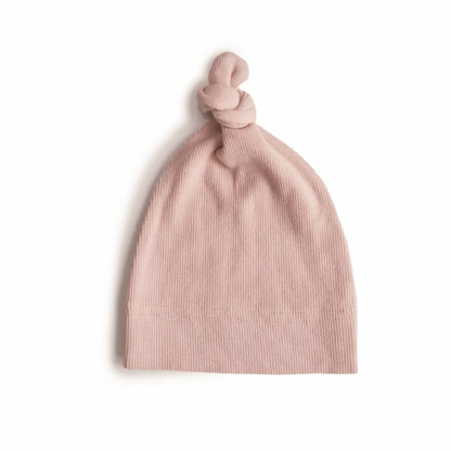 Mushie - Ribbed Baby Beanie 0-3 Months
