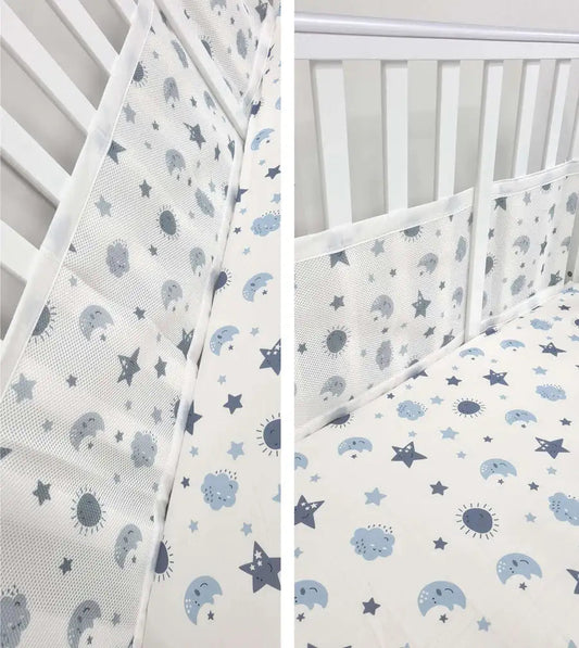 Sleep Tight Breathable Mesh Cot Bumper - Babyonline