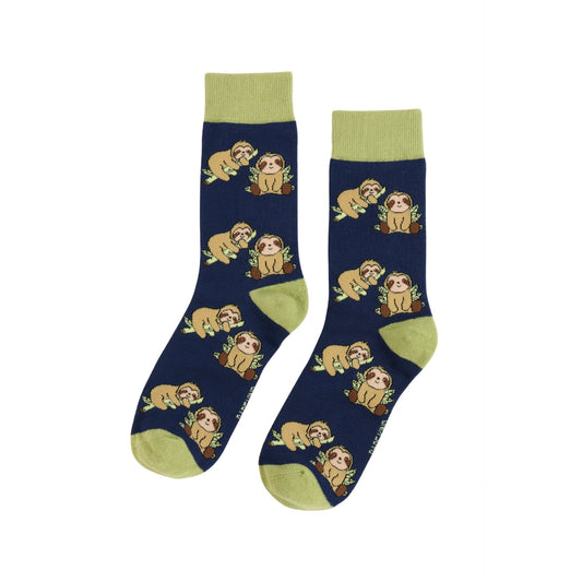 Save the Blue Sloth Bamboo Socks