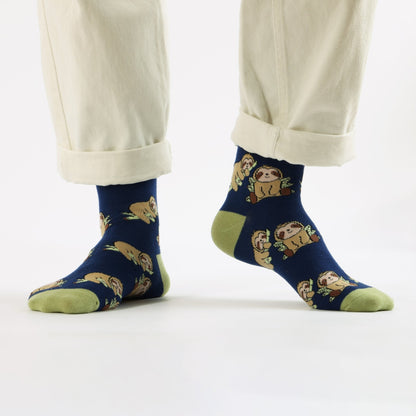 Save the Blue Sloth Bamboo Socks