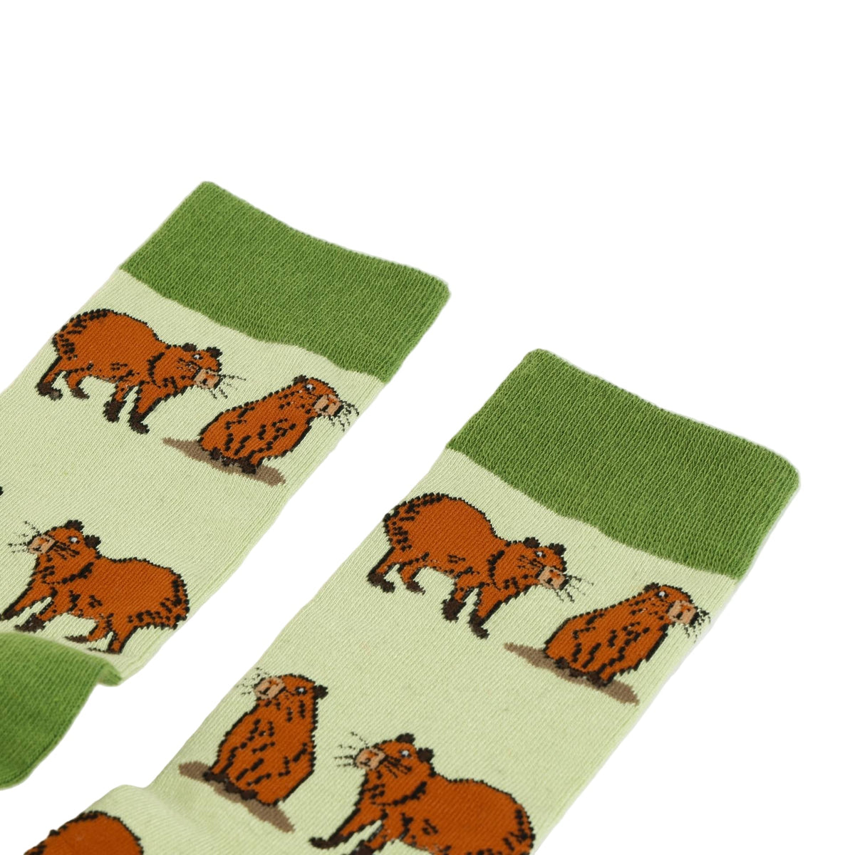 Save the Green Capybara Bamboo Socks