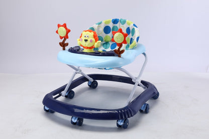 GrowTime Baby Walker – Removable Toy Bar & Compact Folding