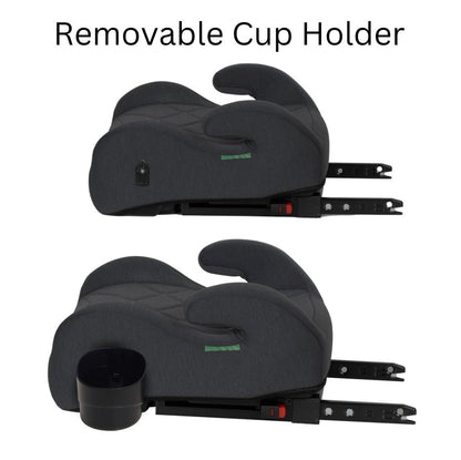 ClickSecure i-Size R129 Half Booster Seat with ISOFIX and Cup Holder