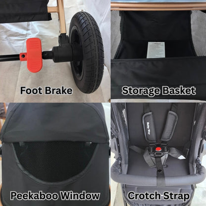 Preorder - Titan 3in1 Stroller + Bassinet + i-Size Capsule Car Seat Combo with Sunshade Set and Food Tray
