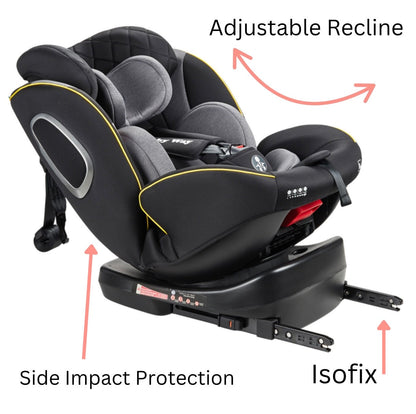 Preorder - Supra Gold Bundle - 4in1 Stroller Buggy + Bassinet + Capsule with ISOFIX Base Combo with 360 GoldSpin Rotating Convertible Car Seat
