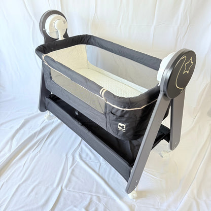 Arête Electric Rocking Cosleeper Bassinet — Black