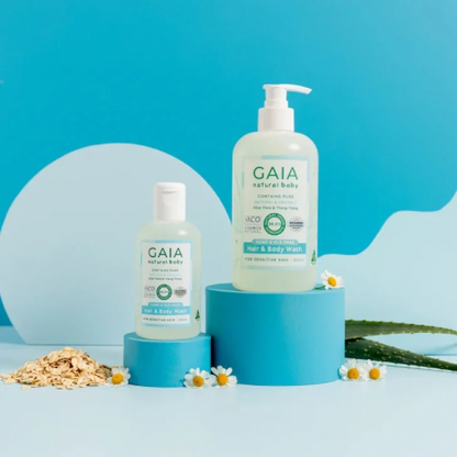 Gaia Natural Hair & Body Wash - 200ml