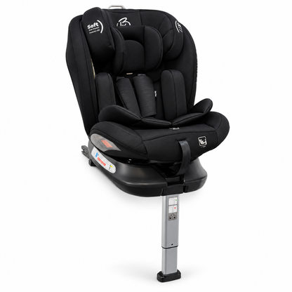 Preorder - SpinGuard BLACK 360 Rotation and Convertible Car Seat with ISOFIX + Leg Support