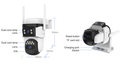 Solar Outdoor Security Camera