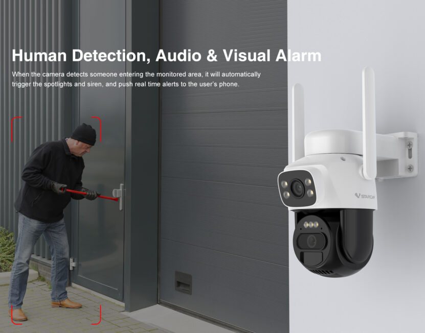 Outdoor Solar Wifi Security Camera - salelink.co.nz