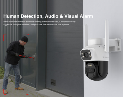 Outdoor Solar Wifi Security Camera - salelink.co.nz