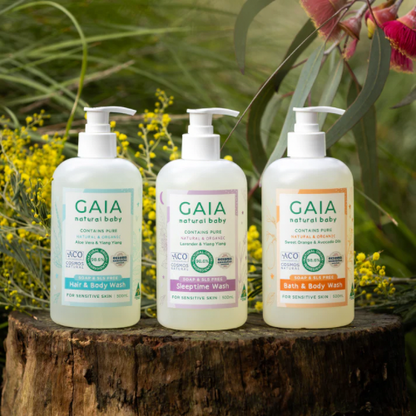 Gaia Natural Hair & Body Wash - 200ml