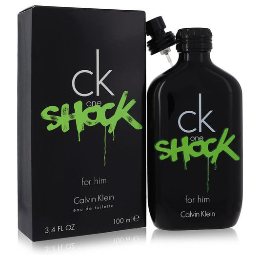 Ck One Shock Eau De Toilette Spray by Calvin Klein 100 ml