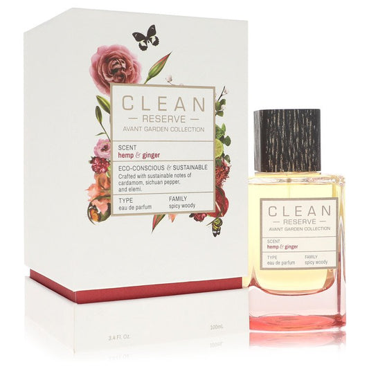 Clean Reserve Hemp & Ginger Eau De Parfum Spray (Unisex) by Clean 100 ml