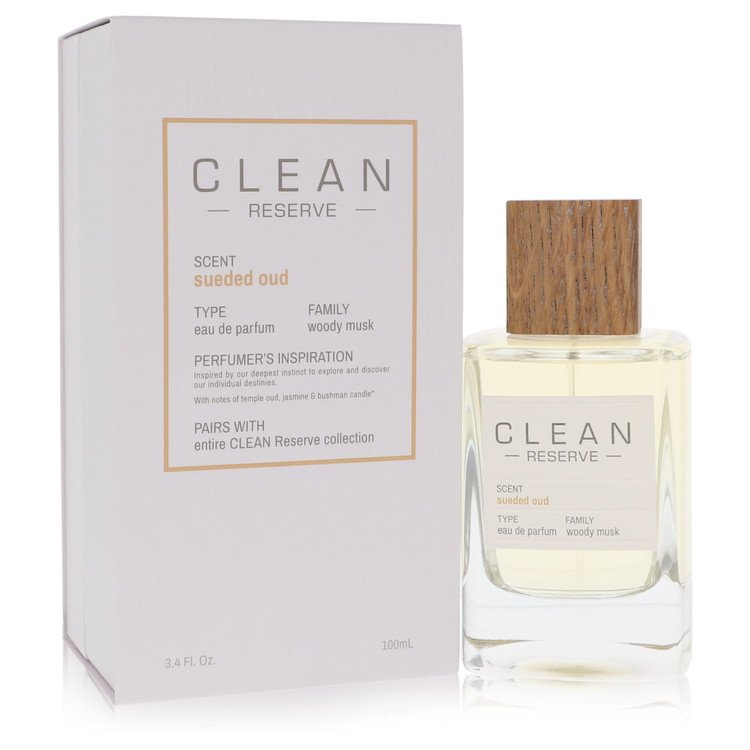 Clean Sueded Oud Eau De Parfum Spray by Clean 100 ml