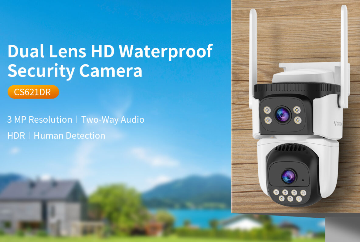 Vstarcam Outdoor Security Camera Dual Lens - salelink.co.nz
