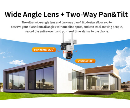 Vstarcam Outdoor Security Camera Dual Lens - salelink.co.nz