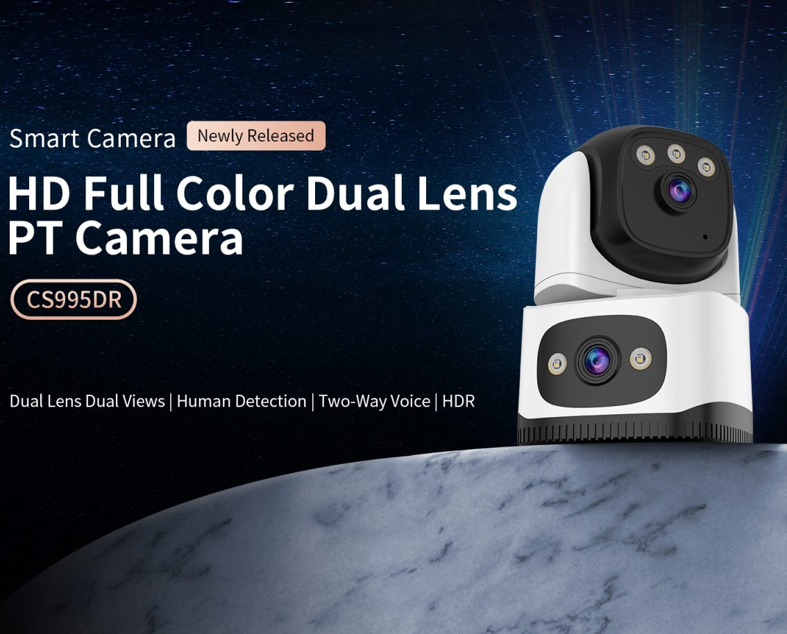 Dual Lens Security Camera - salelink.co.nz