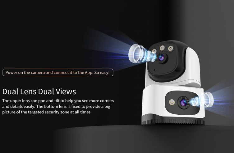 Dual Lens Security Camera - salelink.co.nz