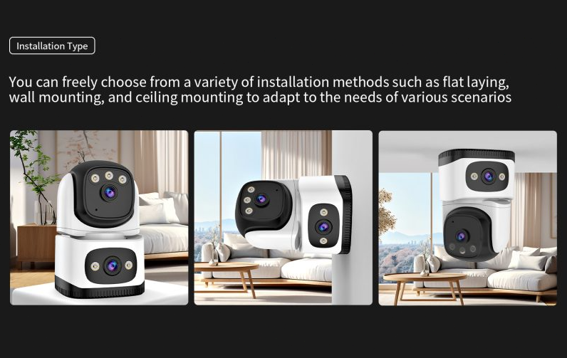 Dual Lens Security Camera - salelink.co.nz