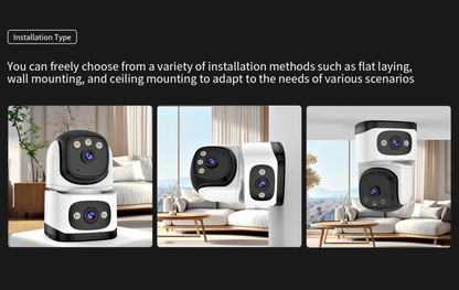 Dual Lens Security Camera - salelink.co.nz