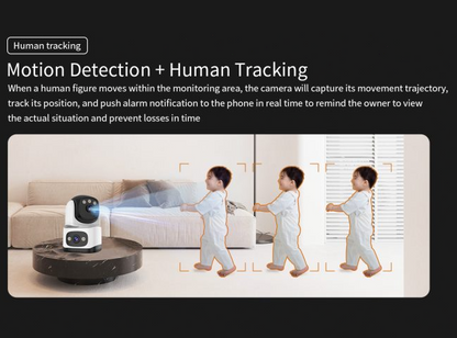 Dual Lens Security Camera - salelink.co.nz