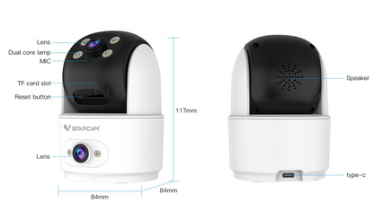 Vstarcam CS996DR Indoor Security Camera - salelink.co.nz