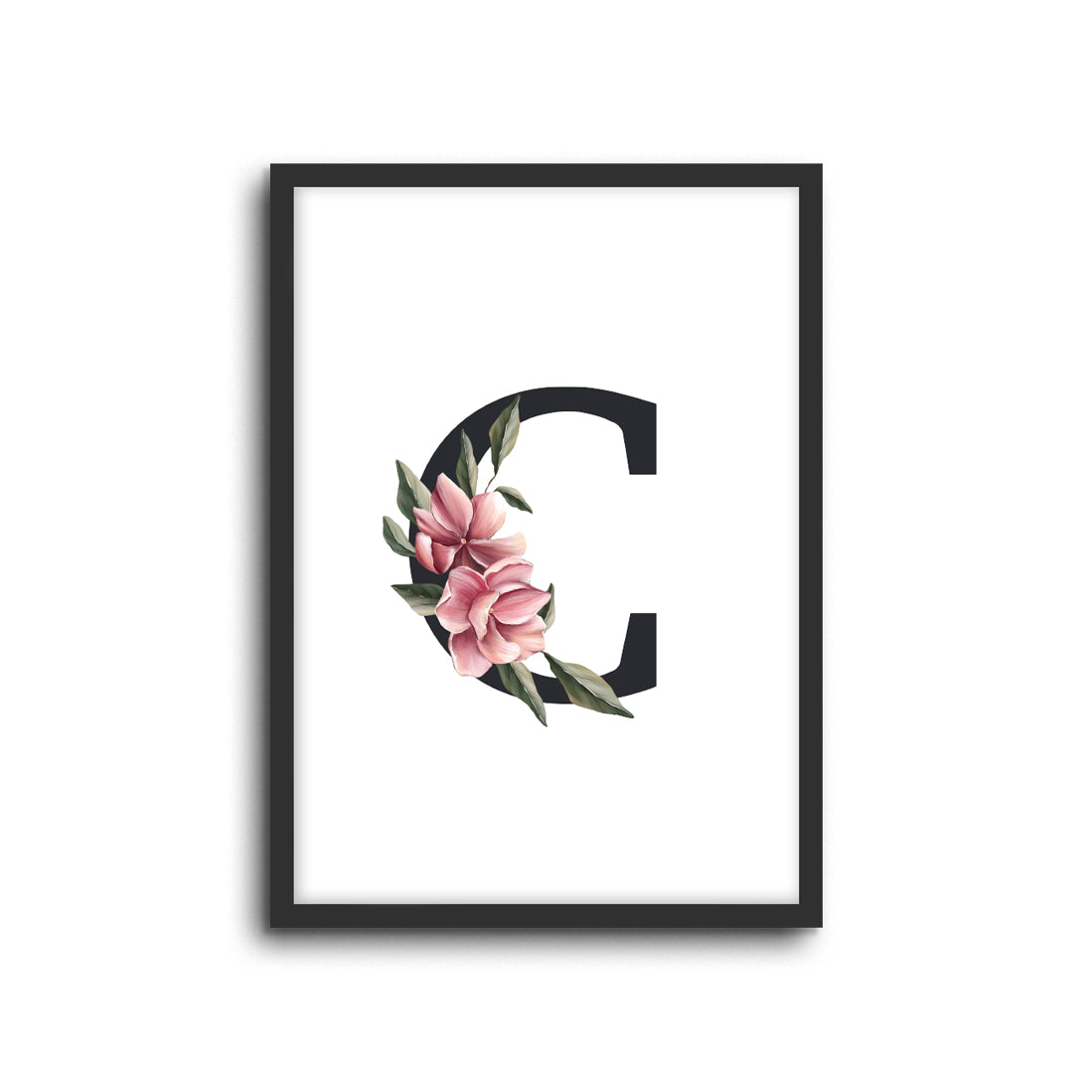 Wall Print |  Magnolia Initials