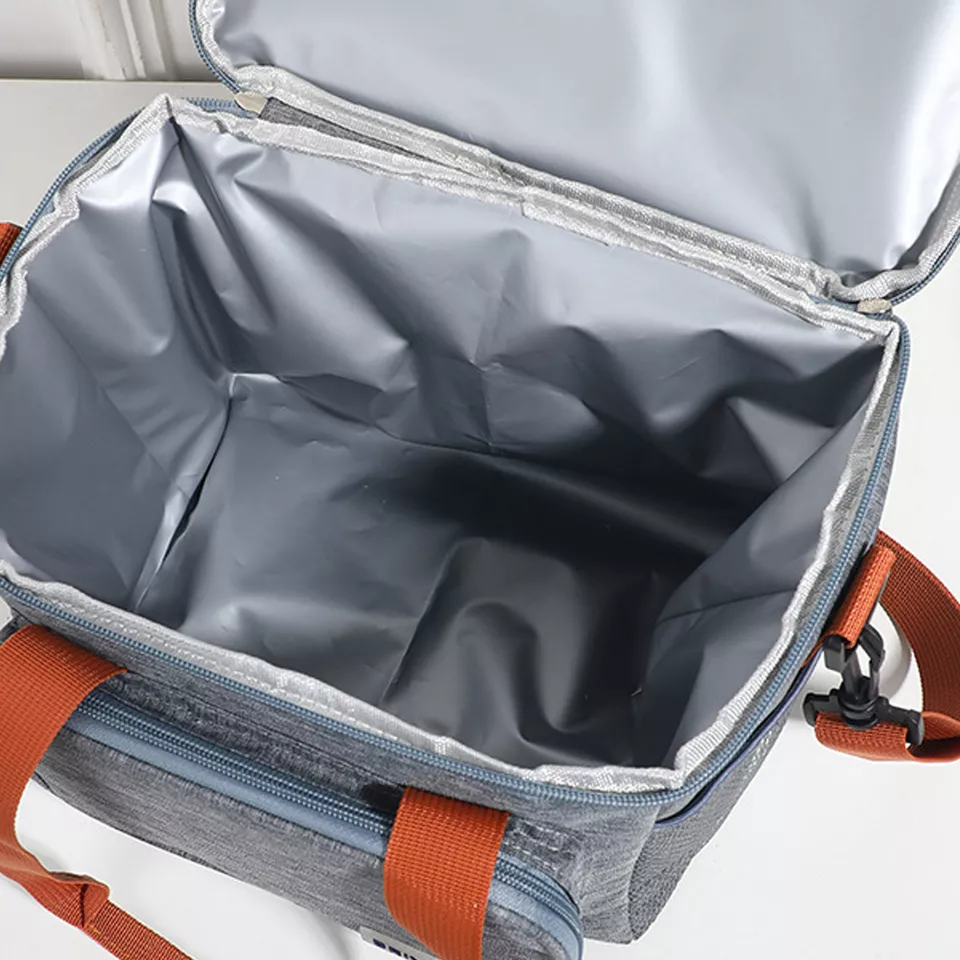 Insulated Lunch Cooler Bag - Black