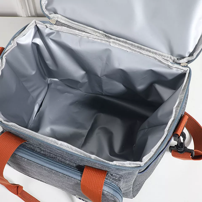 Insulated Lunch Cooler Bag - Black