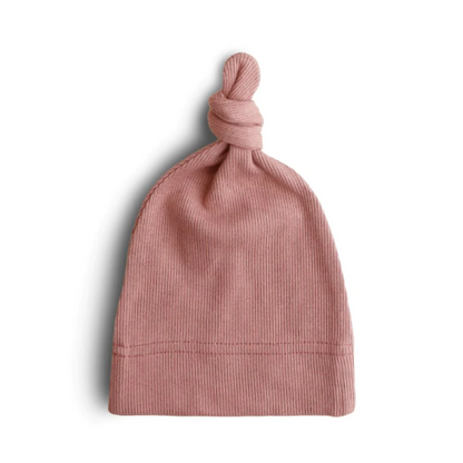 Mushie - Ribbed Baby Beanie 0-3 Months