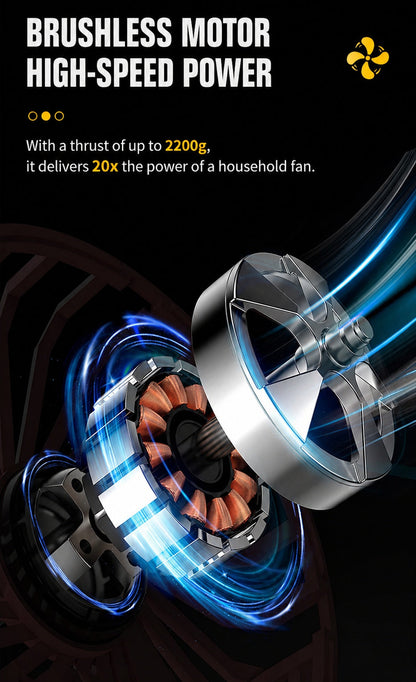 Turbo Jet Brushless Leaf Blower Fan Fits Makita 18V Battery