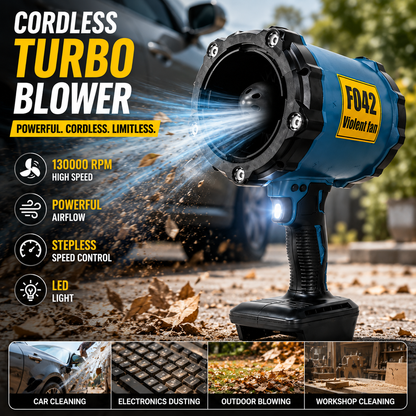Turbo Jet Brushless Leaf Blower Fan Fits Makita 18V Battery
