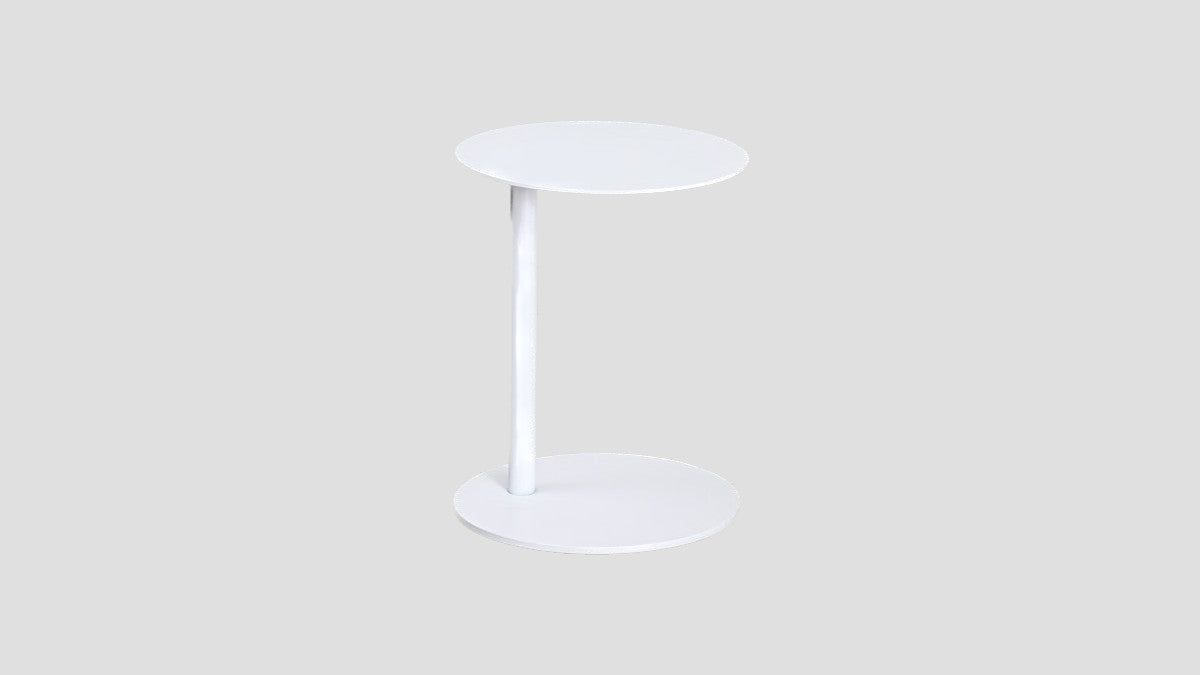 CIRCULAR ALUMINIUM SIDE TABLE