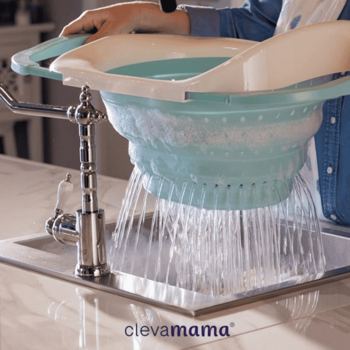 Cleva Mama - ClevaBath® The Baby Sink Bath