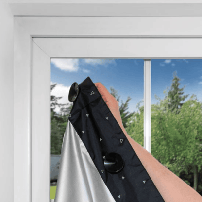 Blackout blind designed to block out light 