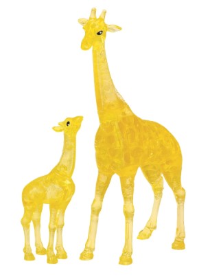 Crystal Puzzle - Giraffe Family