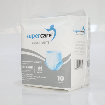 SuperCare Adult Disposable Pants Size 2XLarge - Day & Night Protection